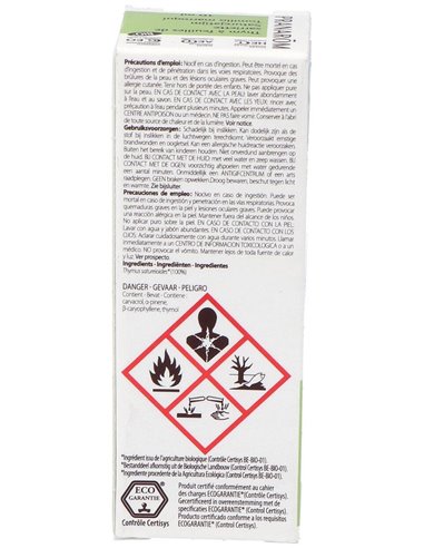 Tomillo Marroqui Aceite Esencial Bio 10Ml. de Pranarom Aceites