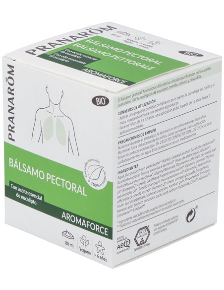 Aromaforce Balsamo Pectoral 80Ml. Bio de Pranarom P.Acabado