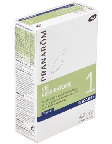 Oleocaps+ Plus 1 Vias Respiratorias 30Cap. Bio de Pranarom P.Acabado