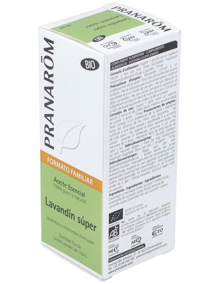 Lavandin Super Aceite Esencial Bio 30Ml. de Pranarom Aceites
