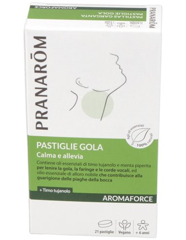 Aromaforce Pastillas Para La Garganta 21Comp. de Pranarom P.Acabado