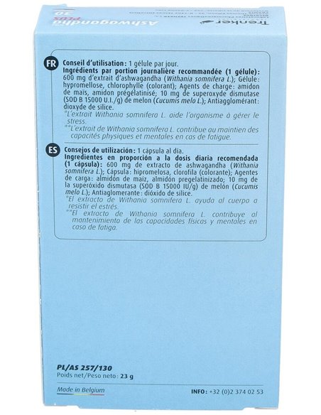 Ortho Ashwagandha Plus 30 Cápsulas  Ortho Nat