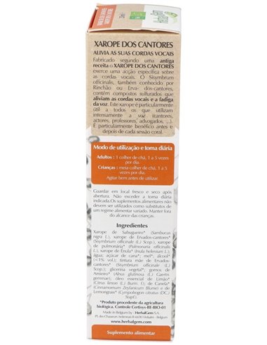 Jarabe De Los Cantantes 250Ml. de Herbalgem