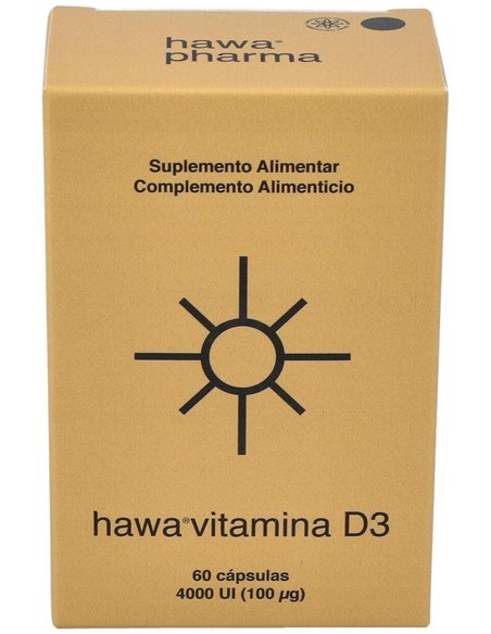 Hawa Vitamina D3 4000Ui 60Cap. de Hawa Pharma