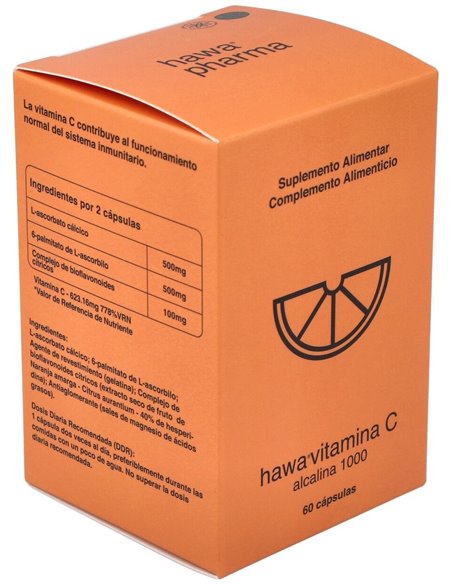 Hawa Vitamina C Alcalina 1000 60Cap. de Hawa Pharma