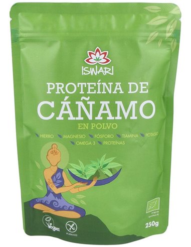 Proteina De Cañamo Superalimento 250Gr. Bio de Iswari