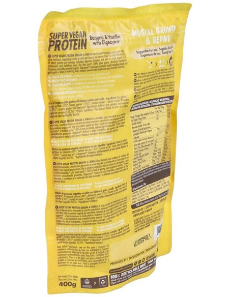 Svf Protein Banana & Vanilla 400 G de Iswari