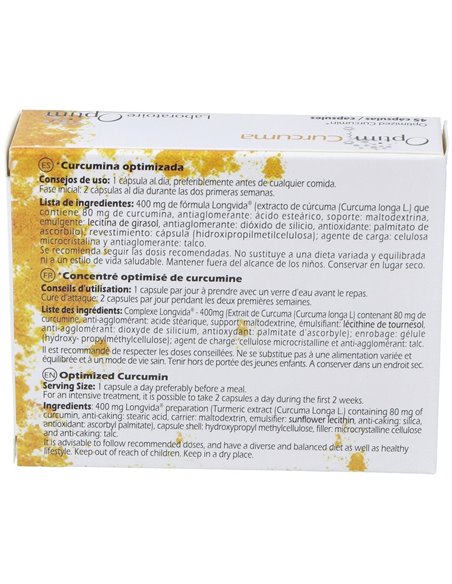 Optim Curcuma 45Cap. de Optim Laboratoire