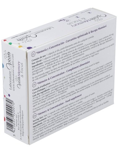 Optim Memory - Focus 45Cap. de Optim Laboratoire