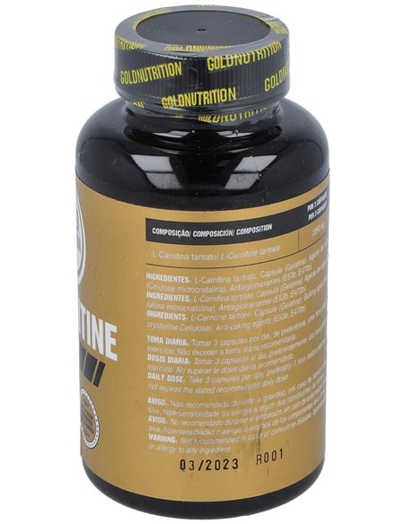 L-Carnitina 750Mg. 60Cap. de Gold Nutrition