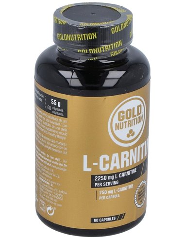 L-Carnitina 750Mg. 60Cap. de Gold Nutrition