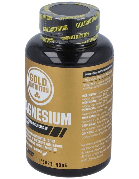 Magnesio 600Mg. 60 capsulas de Gold Nutrition