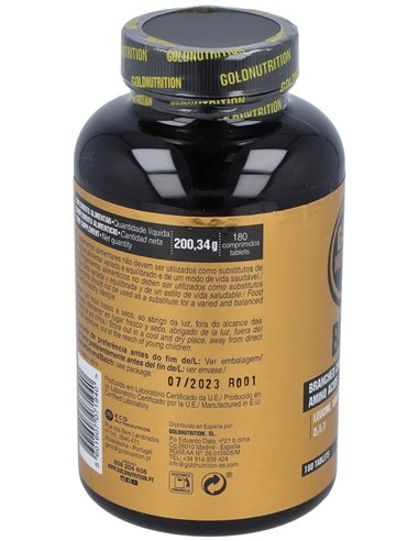 Bcaa 180Comp. de Gold Nutrition