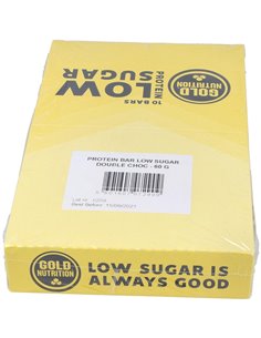 Total Protein Low Sugar Barr Doble Choc. 10Ud. de Gold Nutrition 2
