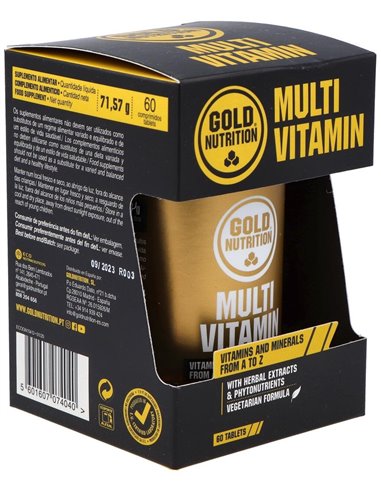 Multivitamin 60Comp. de Gold Nutrition