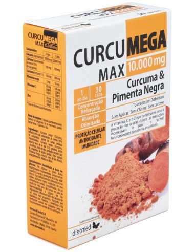 Curcumega Max 30Cap. de Dietmed