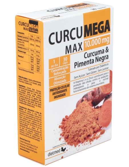 Curcumega Max 30Cap. de Dietmed