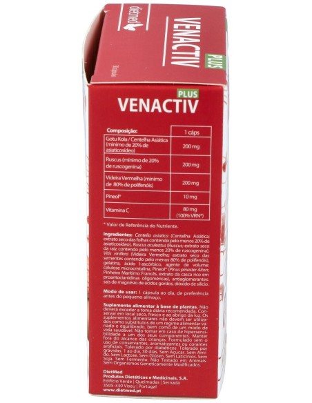 Venactiv Plus 30Cap. de Dietmed