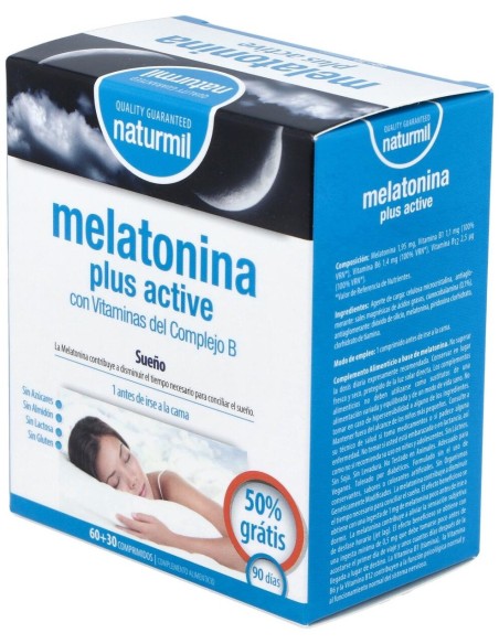 Melatonina Plus Active 1,9Mg. 60+30Comp. de Dietmed