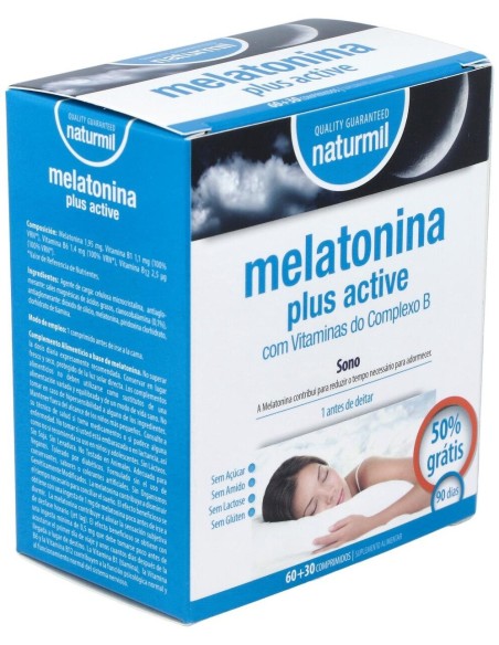 Melatonina Plus Active 1,9Mg. 60+30Comp. de Dietmed