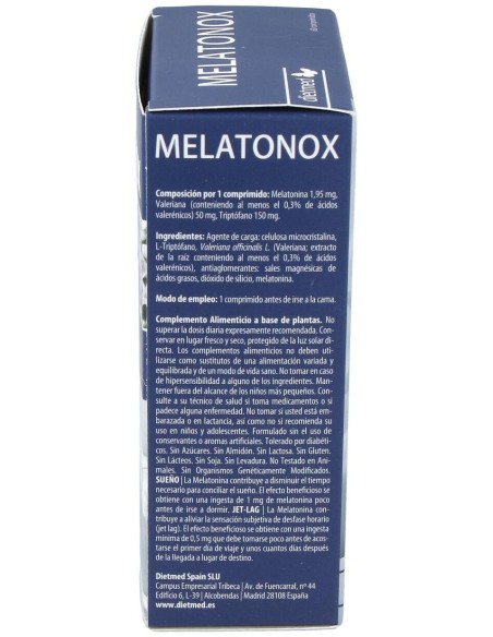 Melatonox 60Comp. de Dietmed