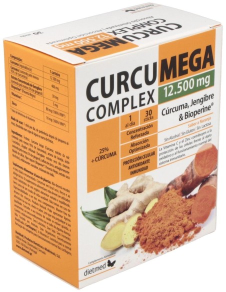 Curcumega Complex 30Sticks de Dietmed
