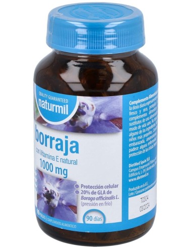 Borraja 1000Mg. 90Perlas de Dietmed