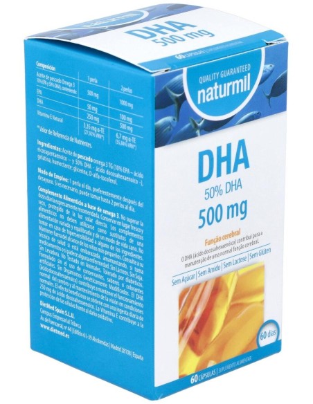 Dha 500Mg. 60Perlas de Dietmed