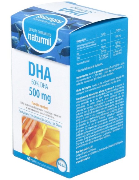 Dha 500Mg. 60Perlas de Dietmed