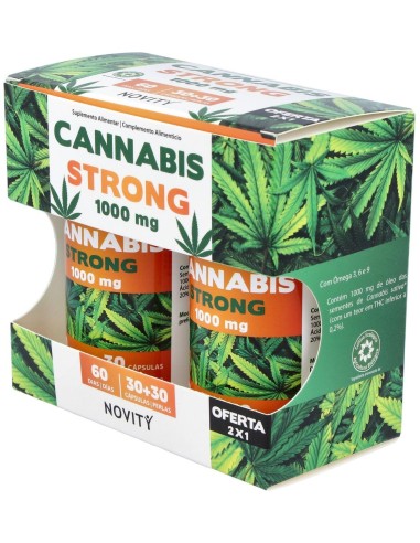 Cannabis Strong 1000Mg. 30+30Cap. de Dietmed