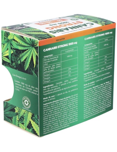 Cannabis Strong 1000Mg. 30+30Cap. de Dietmed