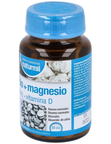 Calcio+Magnesio+Zinc+Vit. D 90Comp. de Dietmed