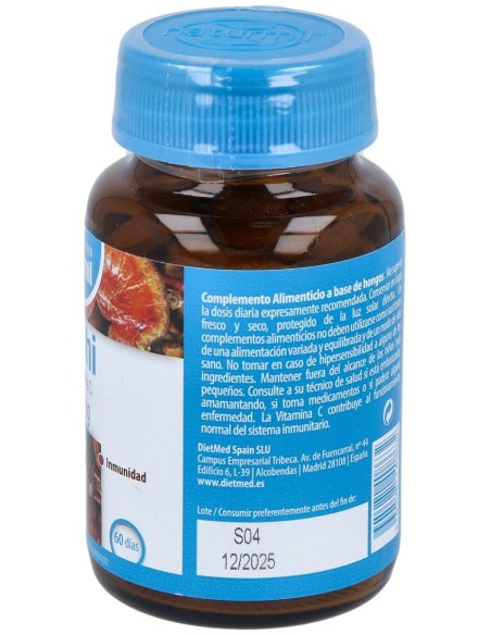 Reishi 600Mg. Con Vitamina C 60Comp. de Dietmed