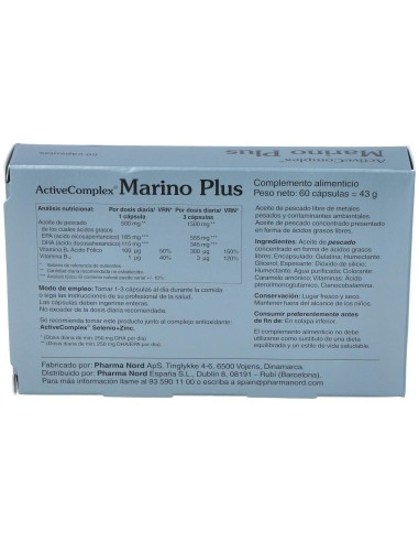 Activecomplex Marino Plus 60Cap. de Pharma Nord