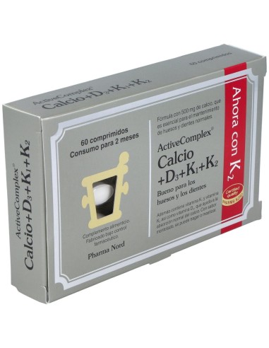 Activecomplex Calcio+D3+K 60Comp. de Pharma Nord