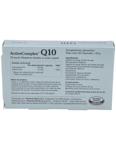 Activecomplex Q10 30Mg. (Quinona) 60Cap. de Pharma Nord 2