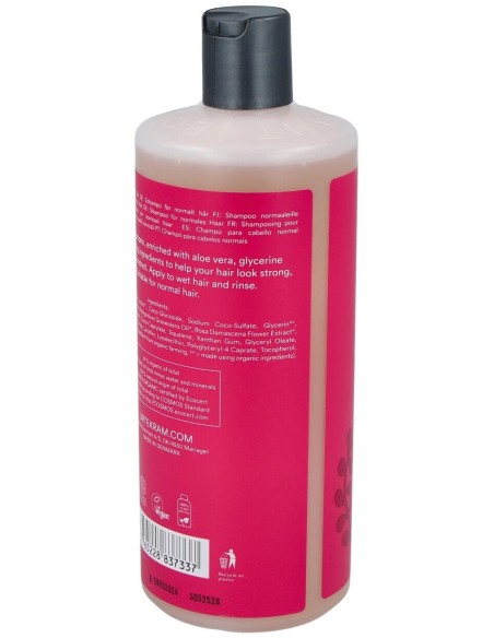 Champu Rosas Cabello Normal 500Ml. Eco Vegan de Urtekram