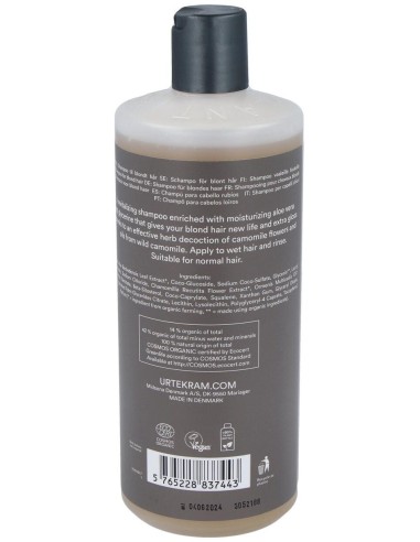 Champu Manzanilla Cabello Claro 500Ml. Eco Vegan de Urtekram