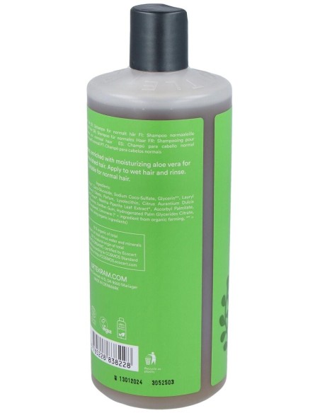 Champu Aloe Vera Cabello Normal 500Ml. Eco Ve Gan de Urtekram