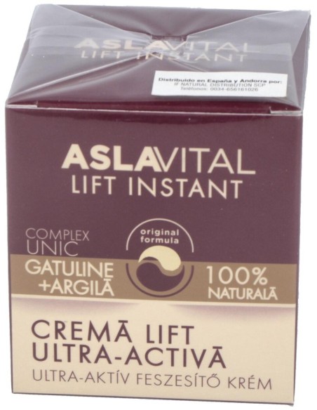 Crema Ultra-Activa 50Ml. Lift Instant de Asla Vital (Dra. Ana Aslan)