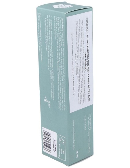 Schussler Natur Dentifrico Arbol Del Te-Aloe 75Ml. de Schussler Natur Cosmedics