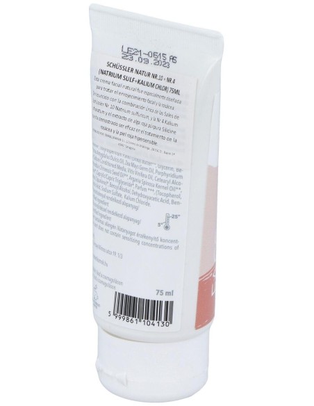Schussler Natur Nº10+Nº4 Crema 75Ml de Schussler Natur Cosmedics