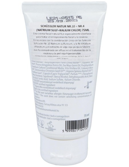 Schussler Natur Nº10+Nº4 Crema 75Ml de Schussler Natur Cosmedics