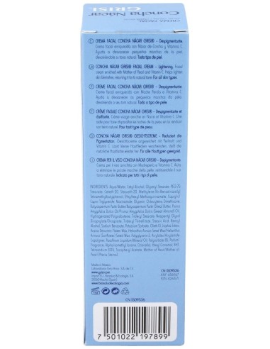 Crema Despigmentante Fps15 Concha De Nacar 60Ml. de Grisi