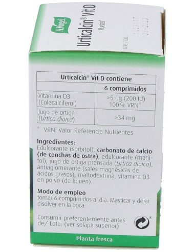 Urticalcin Vit. D 600Comp. de A.Vogel