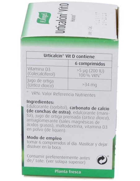 Urticalcin Vit. D 600Comp. de A.Vogel