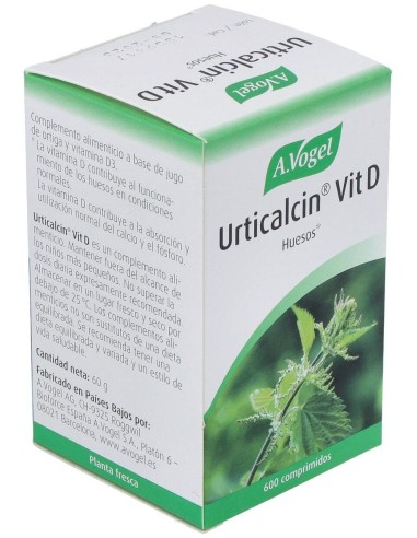 Urticalcin Vit.D Comp. 600  de A.Vogel
