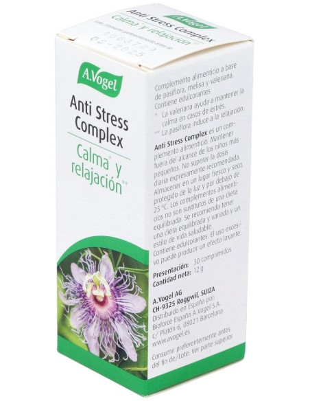 Anti Stress Complex 30Comp. de A.Vogel