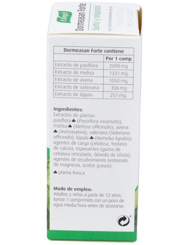 Dormeasan Forte 30Comp. de A.Vogel