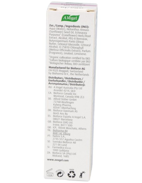 Crema Echinacea 35Gr. de A.Vogel